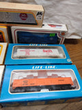 Vtg Bachmann Life Like IHC HO 7 Pc Tanker Box Gondola Car Caboose Lot w/Boxes