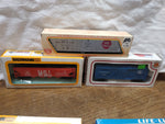 Vtg Bachmann Life Like IHC HO 7 Pc Tanker Box Gondola Car Caboose Lot w/Boxes