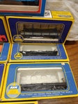 Vtg AHM Model Power HO 8 Pc Hopper Flat Box Car Lot California Rock V&T w/Boxes