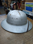 Vtg 1940's Era Pith Helmet Safari Sun Cooling Hat Military Tropical Explorer