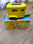 Vtg Lesney MATCHBOX Series #43 Pony Trailer w/ 1 Horse England Original Box! #2