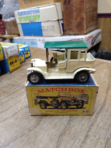 Vtg Lesney MATCHBOX Models Of Yesteryear Y13 Mercedes Limousine England w/ a Box