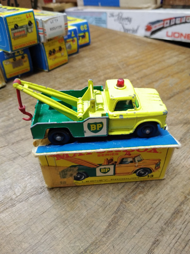 Vtg Lesney MATCHBOX Series 13 Dodge Wreck Truck England Original Box cyclewarehouse.online