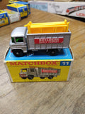 Vtg Lesney MATCHBOX Series No 11 Mercedes Scaffolding Truck England Original Box