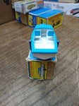 Vtg MATCHBOX Series #9 Boat and Trailer Blue Diecast/Plastic England Orig Box