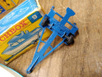Vtg MATCHBOX Series #9 Boat and Trailer Blue Diecast/Plastic England Orig Box