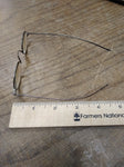 Vtg Antique Civil War Era Eye Glasses Oval Frames with Original Case