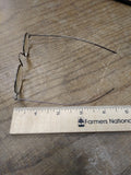 Vtg Antique Civil War Era Eye Glasses Oval Frames with Original Case