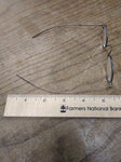 Vtg Antique Civil War Era Eye Glasses Oval Frames with Original Case