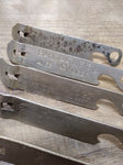 Vtg Beer Bottle Can Opener Lot BUDWEISER PABST FORT PITT BALLANTINE Man Cave