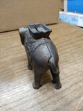 Vtg 1920's Original Cast Iron Elephant Still Coin Bank A.C Williams Nice Patina!