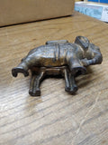 Vtg 1920's Original Cast Iron Elephant Still Coin Bank A.C Williams Nice Patina!
