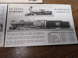 Vtg 3 Post Cards Railroad Train N West Pioneer C & N W R Burlington Royal Scott
