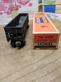 Vtg Lionel O Gauge No. 6456 Lehigh Valley Black Hopper Car Train Orig box train
