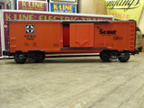 Vtg O-27 Gauge K Line Trains Santa Fe S.F.R.D. Scout 75301 Reefer Car RR Box
