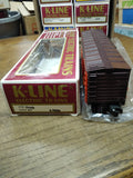 Vtg O-27 Gauge K Line Trains Santa Fe S.F.R.D. Scout 75301 Reefer Car RR Box