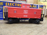 Vtg O-27 Gauge K Line Trains # 6142 M-K-T Katy Lighted Caboose RR Original Box 2