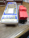 Vtg O-27 Gauge K Line Trains # 6142 M-K-T Katy Lighted Caboose RR Original Box 2