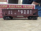 Vtg O-27 Gauge K Line Trains # 6270 Southern Pacific Ribbed Hopper RR Orig Box 1