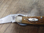 Vtg CASE XX 51953 L Russlock Amber Bone Handle Single Blade Folding Pocket Knife