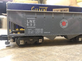 Vtg S Gauge 3/16 American Flyer #632 Lehigh New England Hopper Car Original Box