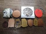 Vtg 35 Pc Award Lot Athletic Pendants Key Fobs Tokens Belt Buckle Glass Case