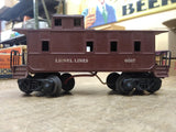 Vtg O Gauge Lionel 6017 Lionel Lines Lighted Caboose Railroad Train Looks Good!