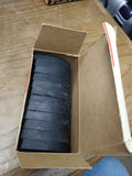 Vtg NOS Six Pair Cat's Paw Flatties Black N.M 16 Rubber Heels Shoe Repair USA #3