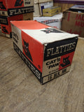 Vtg NOS Six Pair Cat's Paw Flatties Black N.M 16 Rubber Heels Shoe Repair USA #3