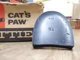 Vtg NOS 6 Pair Cat's Paw Flatties Black N.M. 14 Rubber Heels Shoe Repair USA #5