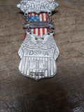 Vtg D of A Daughters Of America Medal Magic Sister Council Lodge103 Silver Tone