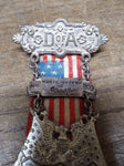 Vtg D of A Daughters Of America Medal Magic Sister Council Lodge103 Silver Tone