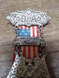 Vtg D of A Daughters Of America Medal Magic Sister Council Lodge103 Silver Tone