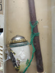 Vtg NOS Folklore Goedewaagen Gouda Porcelain Hunting Pipe Holland Original Box!