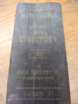 VTG 1961 New Castle Official Business And Professional City Directory Burch Co.