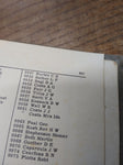 VTG 1961 New Castle Official Business And Professional City Directory Burch Co.