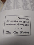 VTG 1961 New Castle Official Business And Professional City Directory Burch Co.