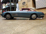 Vtg Super America Bandai Ferrari Friction Motor Tin Sports Car 11" Japan Works
