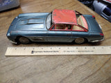 Vtg Super America Bandai Ferrari Friction Motor Tin Sports Car 11" Japan Works