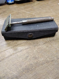 Vtg 1920's Christy Single Edge Safety Razor In Original Velveteen Lined Case!