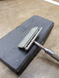 Vtg 1920's Christy Single Edge Safety Razor In Original Velveteen Lined Case!
