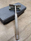 Vtg 1920's Christy Single Edge Safety Razor In Original Velveteen Lined Case!