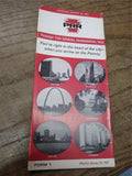 Vtg 1967 Pennsylvania Rail Road Passenger Train Schedule Accommodations Fares