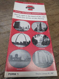 Vtg 1967 Pennsylvania Rail Road Passenger Train Schedule Accommodations Fares