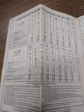 Vtg 1967 Pennsylvania Rail Road Passenger Train Schedule Accommodations Fares
