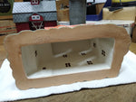Vtg Ceramic Pottery Christmas Village Hand Painted Grist Flour Mill Figurine