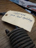 Vtg 1928 Indian Motorcycle Buddy Solo Seat Spring Helper Scout Prince Ace Chief