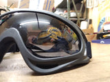 NOS Motorcycle Goggles UV 400 Polycarbonate Lens Adjustable Motocross ATV Ski