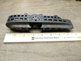 Vtg 1920's Cast Iron River Boat Steam Paddle Wheeler Ship Toy Coin Bank 7.5"
