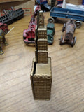 Vtg AC Williams? Cast Iron Sky Scraper Coin Bank Building Original Paint Nice!